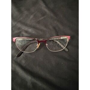 TORY BURCH TY1015 346 Burgundy Pink Womens Cat Eye Eyeglasses 51-16-135 B:35